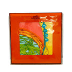 Hermes Scarf Carre 90 Yellow Multi Amazonia Silk — view 5