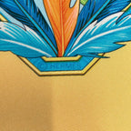 Hermes Scarf Carre 90 Yellow Multi Amazonia Silk — view 2