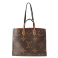 Louis Vuitton On The Go GM Monogram Reverse Giant Tote Brown