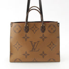 Louis Vuitton On The Go GM Monogram Reverse Giant Tote Brown — view 5