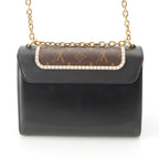Louis Vuitton Twist Monogram Chain Shoulder Bag Brown — view 4