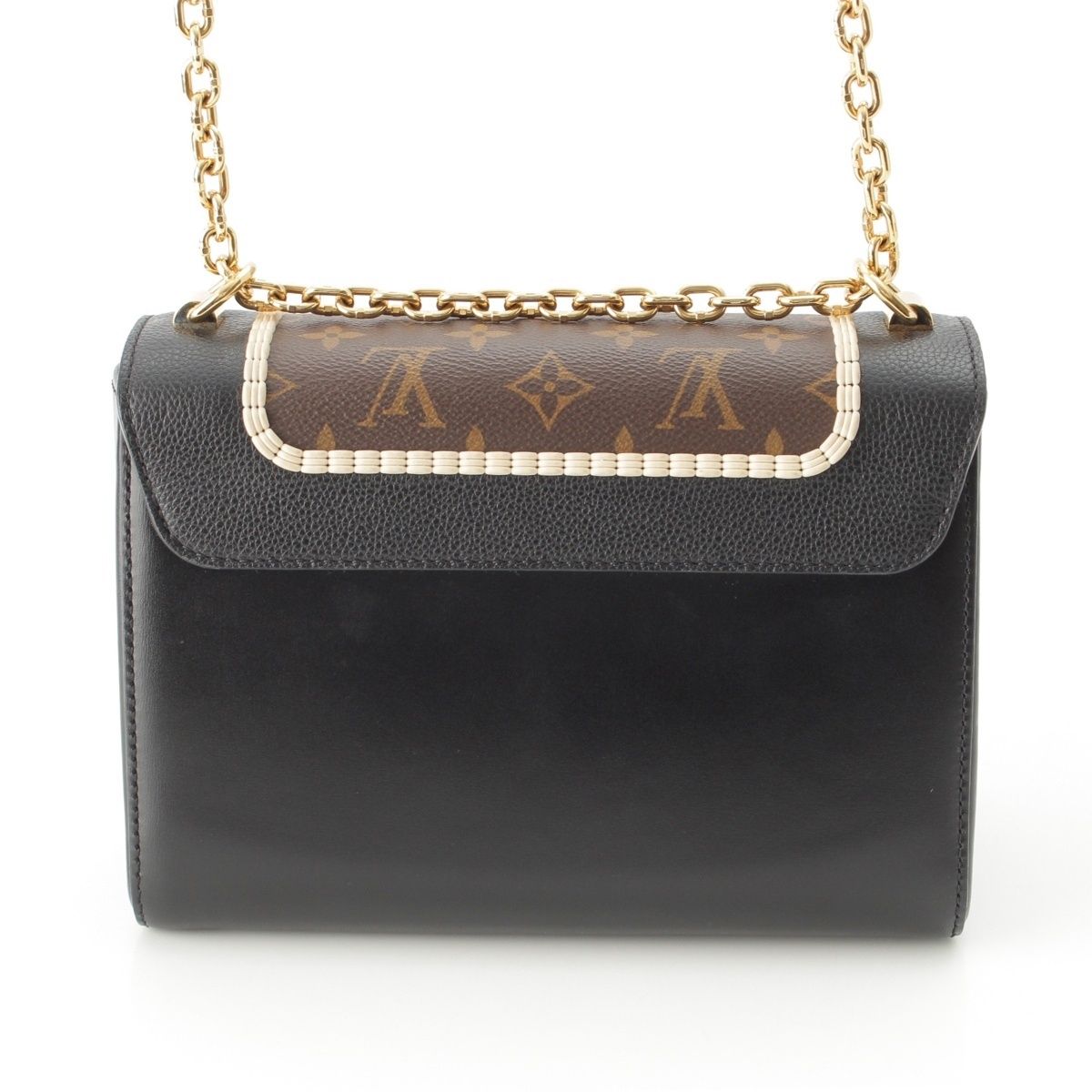 Louis Vuitton Twist Monogram Chain Shoulder Bag Brown — view 4