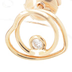 Hermes Vertiges Coeur Earrings Gold — view 4