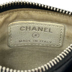 Chanel Wallet Coin Case CC Logo Leather Black Mini Small Compact — view 6