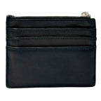 Chanel Wallet Coin Case CC Logo Leather Black Mini Small Compact — view 2
