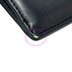 Chanel Wallet Coin Case CC Logo Leather Black Mini Small Compact — view 8