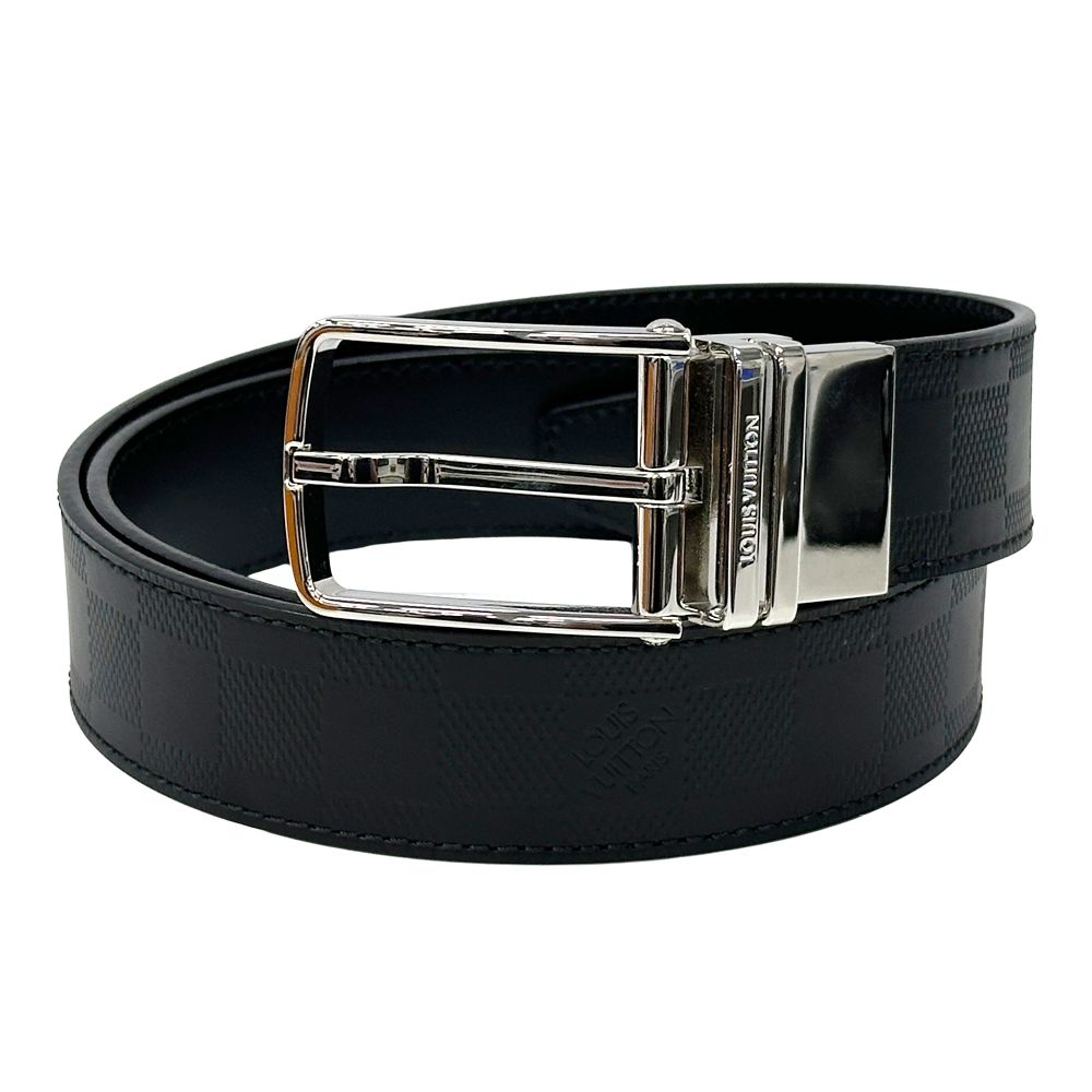 Louis Vuitton Belt Damier Infini Boston Noir Black 90 36 Adult