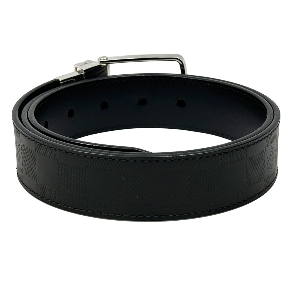 Louis Vuitton Belt Damier Infini Boston Noir Black 90 36 Adult — view 2