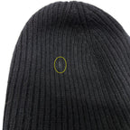Louis Vuitton Knit Cap Wool Vini LV Head Line Black White — view 6