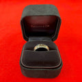 Tiffany & Co T Two Narrow Ring 925 Sterling Silver Gold