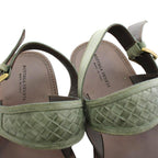 Bottega Veneta Intrecciato Sandals Strap Leather 44 Khaki Brown — view 8