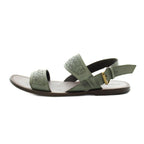Bottega Veneta Intrecciato Sandals Strap Leather 44 Khaki Brown — view 2