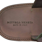 Bottega Veneta Intrecciato Sandals Strap Leather 44 Khaki Brown — view 4
