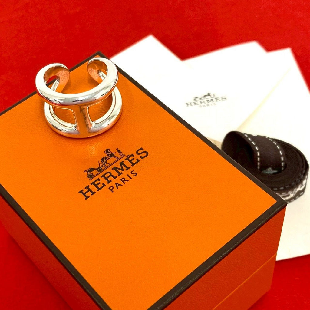 Hermes Osmose GM Ring 925 Sterling Silver
