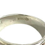 Hermes Vintage Leaf Ring 925 Sterling Silver — view 3
