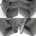 Chanel Dumas Backpack Black Champagne Gold Quilted Lambskin — view 4