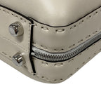 Fendi Suitcase Leather Handbag Ivory — view 4