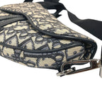 Dior Oblique Saddle Bag Canvas Navy — view 5