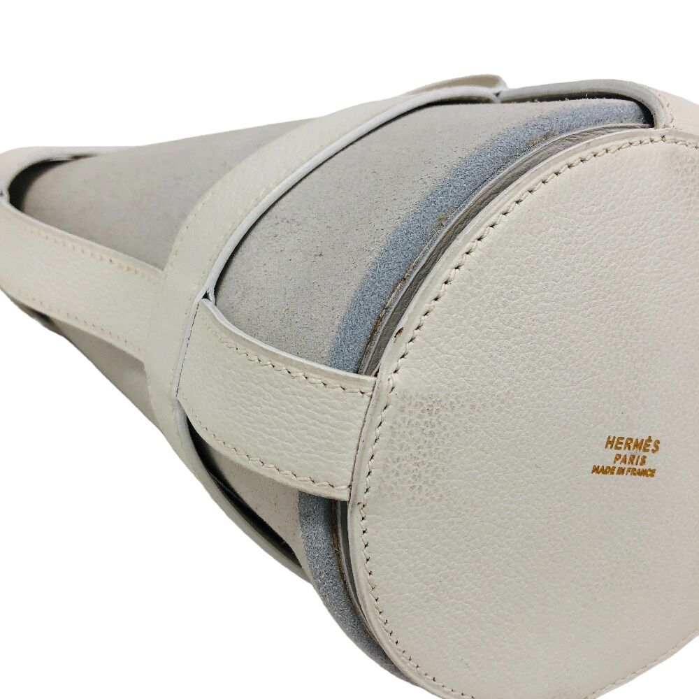 Hermes Musardine 2 Vo Garibaldi Leather Handbag White — view 4