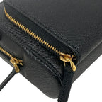 Dior Leather Shoulder Bag Black — view 4
