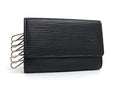 Louis Vuitton Key Case Multicles 6 Noir Epi 6 Silver Key Holder