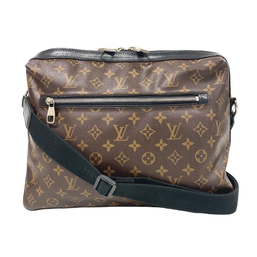 Louis Vuitton Torres Monogram Macassar Leather Shoulder Bag Brown