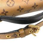 Louis Vuitton Pochette Metis Monogram Reverse Shoulder Bag Brown — view 6