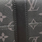 Louis Vuitton City Keepall Shoulder Bag Monogram Eclipse Black Gray — view 8