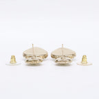 Chanel Rhinestone CC Logo Double Pearl Earring — view 7