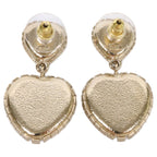 Chanel Rhinestone CC Logo Double Pearl Earring — view 6