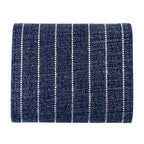 Celine Wallet Triomphe Trifold Denim Small Flap Blue Rhinestone Stripe Mini — view 2