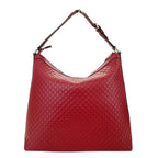 Gucci Shoulder Bag Leather Micro GG Red Hand Going Out Everyday — view 2
