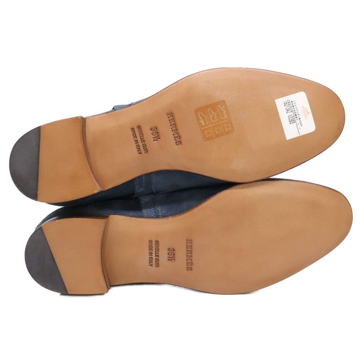 Hermes Neo Suede Kelly Strap Short Boots — view 6