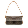 Louis Vuitton Monogram Viva Cite Shoulder Bag Brown Leather