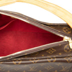 Louis Vuitton Monogram Viva Cite Shoulder Bag Brown Leather — view 5