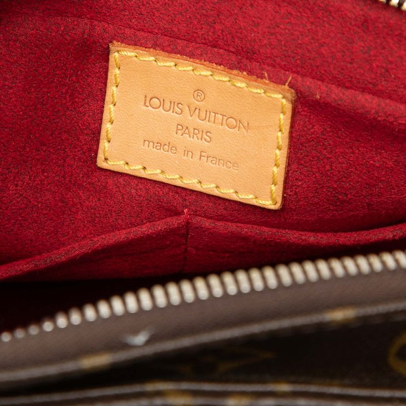 Louis Vuitton Monogram Viva Cite Shoulder Bag Brown Leather — view 6