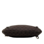 Gucci GG Canvas Abbey Crossbody Shoulder Bag Brown — view 3