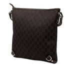 Gucci GG Canvas Abbey Crossbody Shoulder Bag Brown — view 2