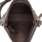 Gucci GG Canvas Abbey Crossbody Shoulder Bag Brown — view 6