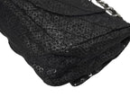 Chanel Quilted 23 S Flap Chain Shoulder Bag CC Logo Sequins Silver — view 7
