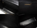Chanel Maxi Quilted 30 S Flap S Chain Shoulder Bag Caviar Leather CC Logo Gold — view 7
