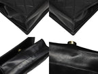 Chanel S Flap S Chain Shoulder Bag CC Logo Lambskin Black Gold — view 7