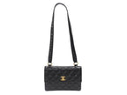 Chanel Bag Caviar Leather CC Logo Black Vintage Gold — view 5