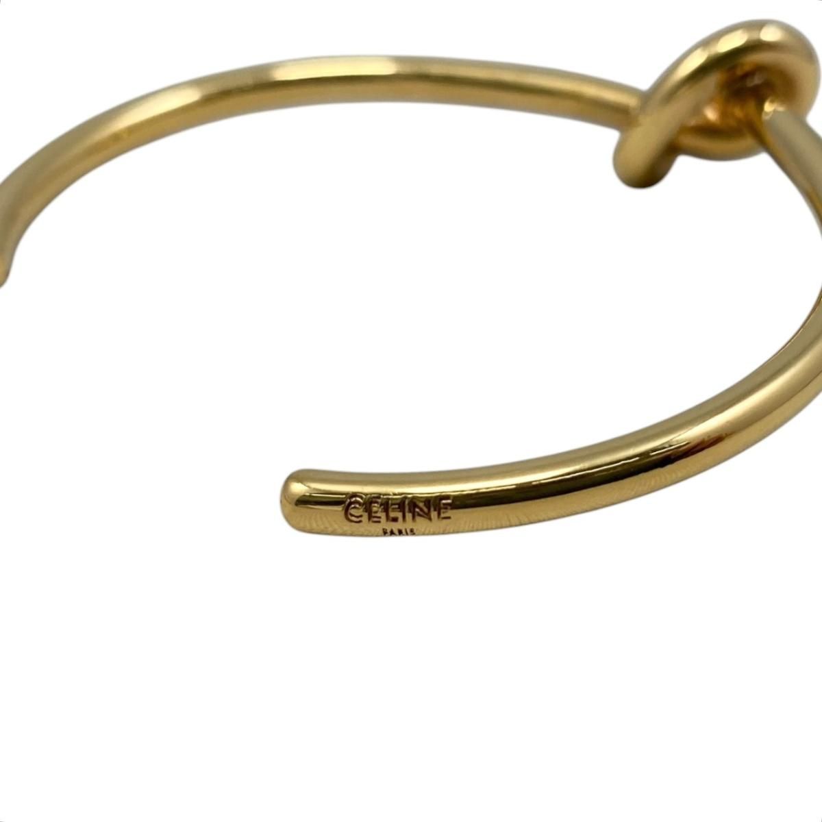 Celine Bracelet Knot Extra Thin C1 Gold Finish Brass — view 7