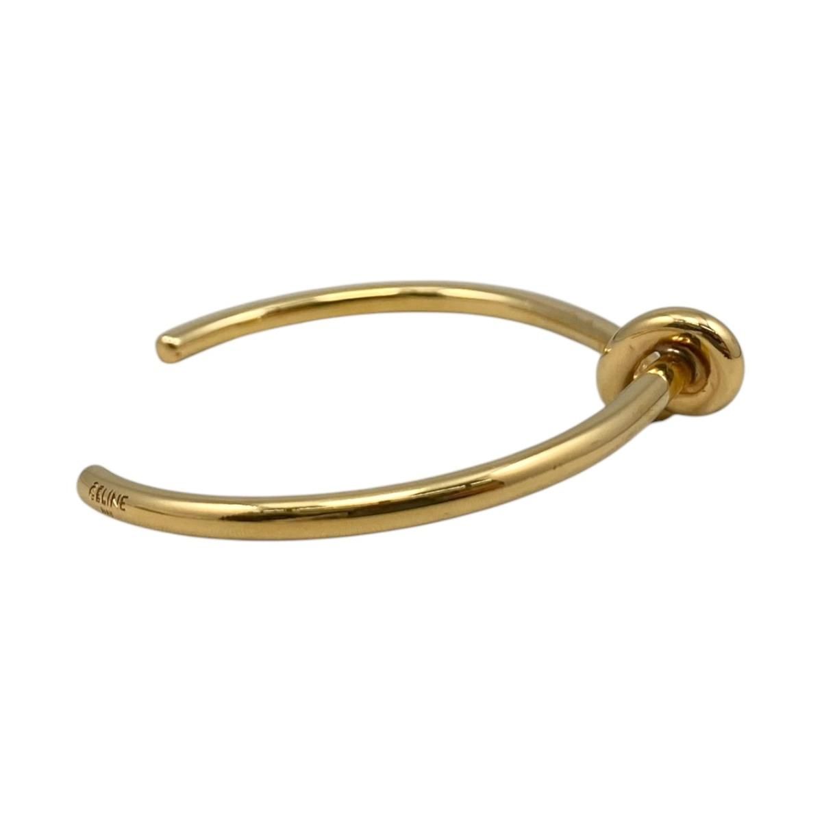 Celine Bracelet Knot Extra Thin C1 Gold Finish Brass — view 4
