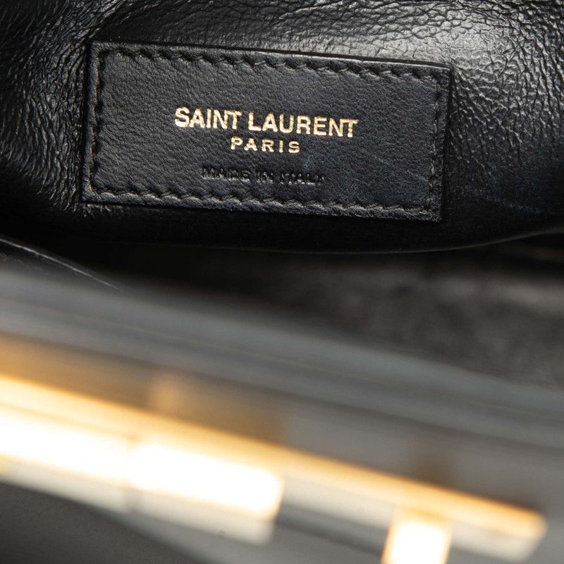 Saint Laurent Manhattan 2-Way Shoulder Bag Black Leather — view 5