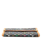 Louis Vuitton Monogram Multicolor Portefeuille International Wallet Black — view 3