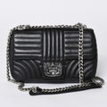 Prada Chain Flap Diagram Quilted Leather Medium Shoulder Bag