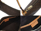 Celine Hobo Mini Andbag Pouch Macadam Pattern Brown — view 8