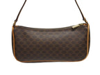 Celine Hobo Mini Andbag Pouch Macadam Pattern Brown — view 3